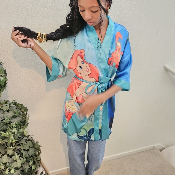 Disney The Little Mermaid Silk Robe - Picture 4 of 8